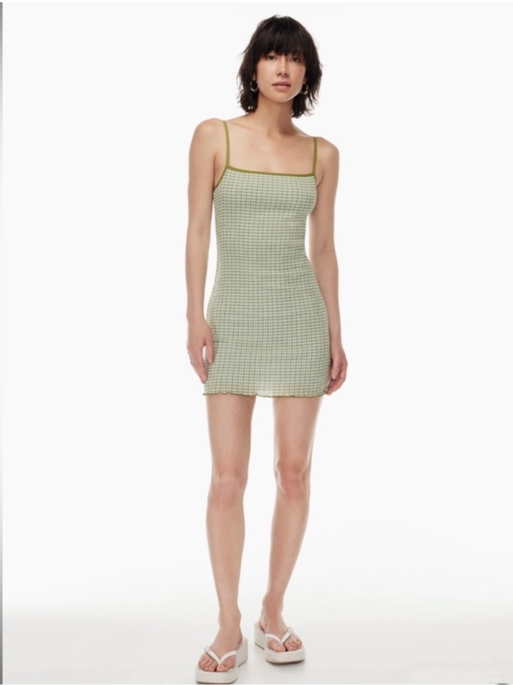 NEW with tags, Aritzia Jazz Mini Dress - Checkered
